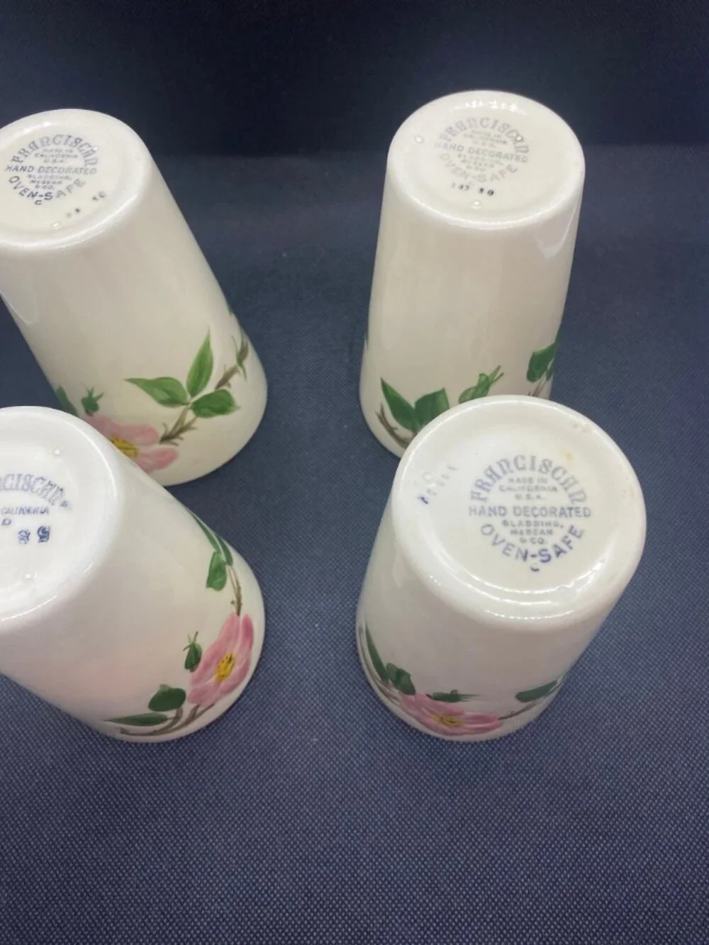 Desert Rose 12 oz. Tumblers. Set of 4